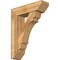 Ekena Millwork Olympic Slat Rough Sawn Bracket w/ Offset Brace, Western Red Cedar, 8"W x 28"D x 36"H BKT0806X28X36OLY06RWR - alternate 1